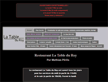 Tablet Screenshot of latableduroy.fr